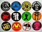 12 Funny Hard Hat Stickers / Zip-Tie Panty Dropper Survivor Beaters Loving It
