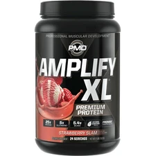 AMPLIFY XL Protein Matrix - Strength & Recovery - Strawberry Slam (24 Servings)