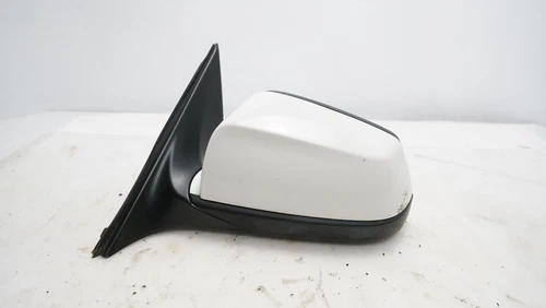 2011-2012 Bmw 740i Driver Left Side View Power Door Mirror White LV807