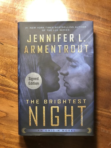 Jennifer L. Armentrout Signed 1st ED HB Book The Brightest Night Hardback - Picture 2 of 17