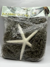 Nautical Decorative Fish Net Pack Starfish Ocean Decor Area Pool 10 sqft 3'X5'