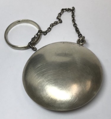 Antique Sterling Silver Compact Case Mirror Make Up Vintage 925