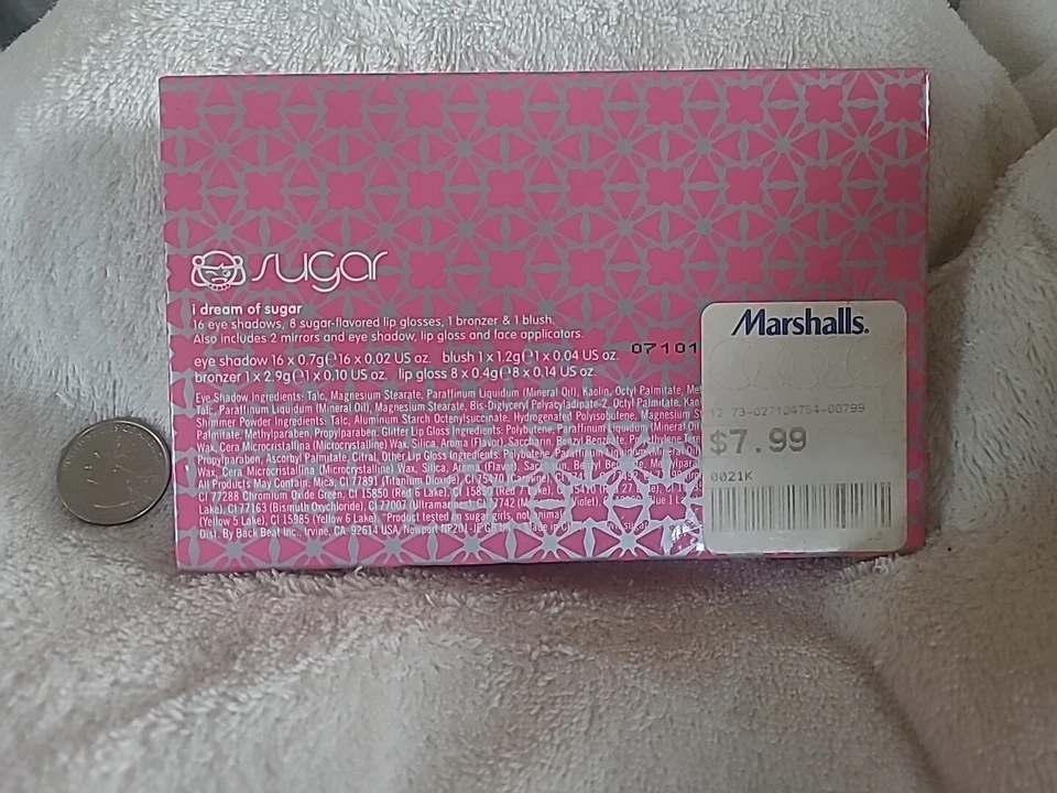 Sugar I Dream Of Sugar Make-up Palette Rare Discontinued VINTAGE - Image 2 of 4