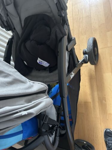 Joie Evalite Duo Double Tandem Baby Stroller Buggy -Grey Raincover Included - Picture 2 of 3
