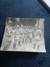 Photo General Kepi Unifome 1915 remise decoration 
