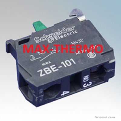  NEW 2 PCS  TELEMECANIQUE SCHNEIDER  CONTACT BLOCK ZBE-101 N.O ZBE101