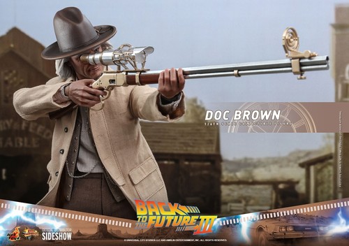 New Hot Toys MMS617 Back to the Future Part III 1/6 Doc Brown Action Figure Gift - Picture 16 of 23