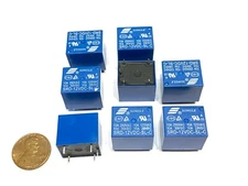 8 Pieces  Blue 10A 5 pins SONGLE SRD PCB power Relay SRD-12VDC-SL-C B13