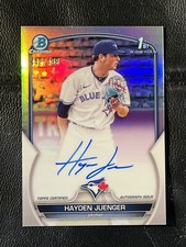 HAYDEN JUENGER 2023 Bowman Chrome Refractor Auto 442/499 1st