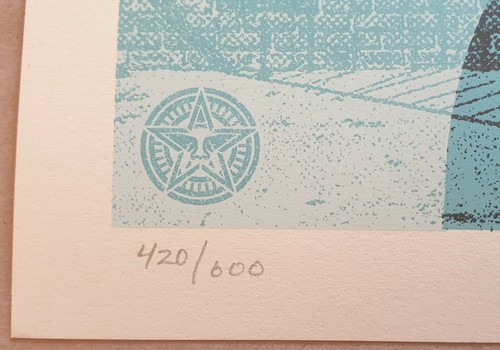 Shepard Fairey (OBEY) - Eyes On The King Verdict - S/N/600 - 2022 - Picture 3 of 12