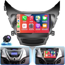 Apple Carplay For Hyundai Elantra 2011-2013 Fm Radio Player Backup Cam