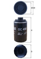 Knecht OC 456 ÖLfilter FüR Audi Seat Skoda VW