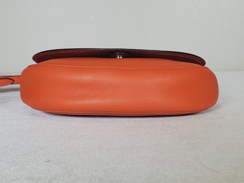 COACH x Keith Haring Hudson Crossbody Bag Heart Graffiti Orange Leather F11784 - Picture 5 of 15