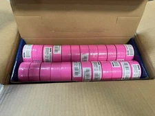 144 Rolls Irwin 65603 Pink Strait-Line PVC Flagging Tape 150 L ft. x 2 Thick