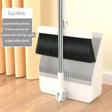 3in 1 Broom and Dustpan Set Floor Brush Long-...