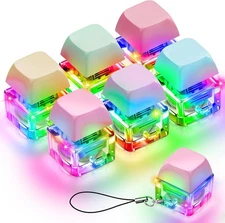 6 Pcs Keyboard Clicker Cube Decompression Key Button Stress Relief Toy Adult Toy