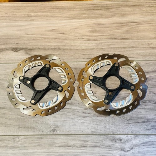 Pair of Shimano SM-RT99-SS Rotors 140mm Freeza Technology Ice Tech