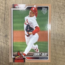 Topps 2026 Series 1 Sonny Gray Serial Numbered Cardinals /2026 #40