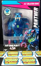 MR BEAST LAB PANTHER 6.5" COLLECTIBLE FIGURE BLUE BOX DAMAGE FREE STICKERS