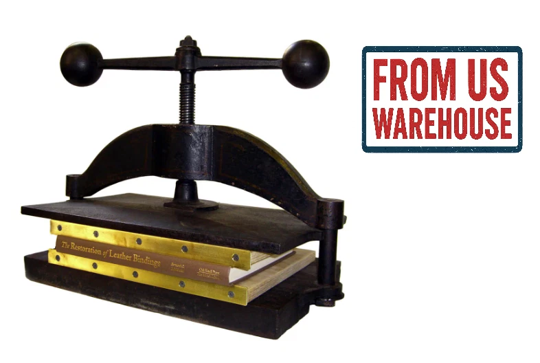 Brass Edged Bookbinding Boards Durable Tools for Professional Book Repair. - Image 3 of 4