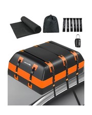 Abahub Soft Rooftop Cargo Carrier 21 Cubic Feet Car Roof Storage Bag SUV