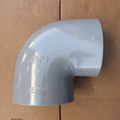 GF 8  CPVC SCH 80 90° Elbow F439 NSF-pw Industrial Pipe Fitting USA