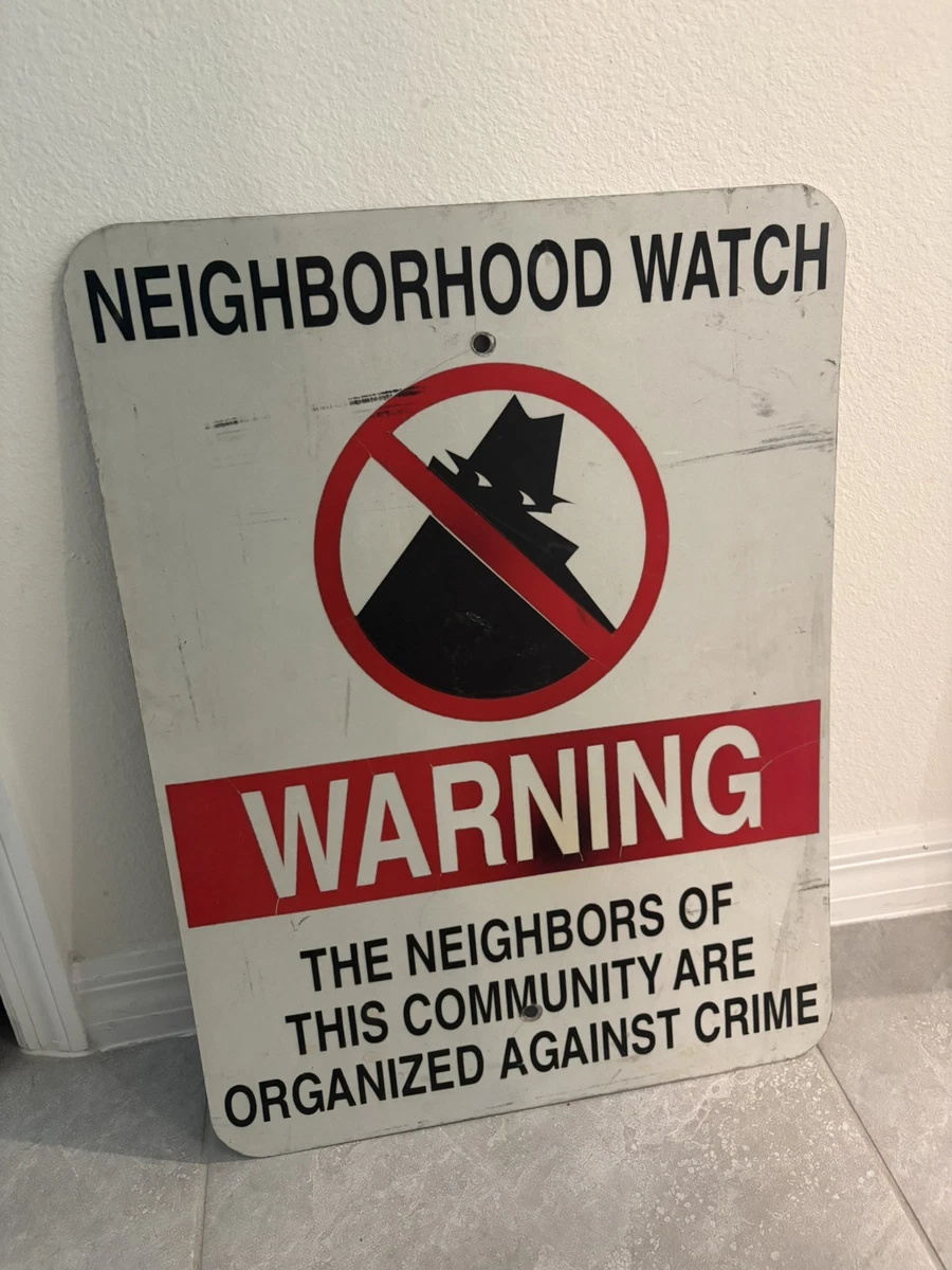 neighborhood watch sign products for sale | eBay