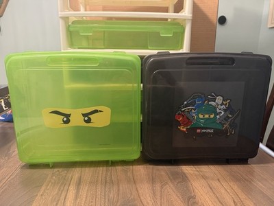 RARE Lego Ninjago Iris 6 Drawer Storage Organizer Black & Green