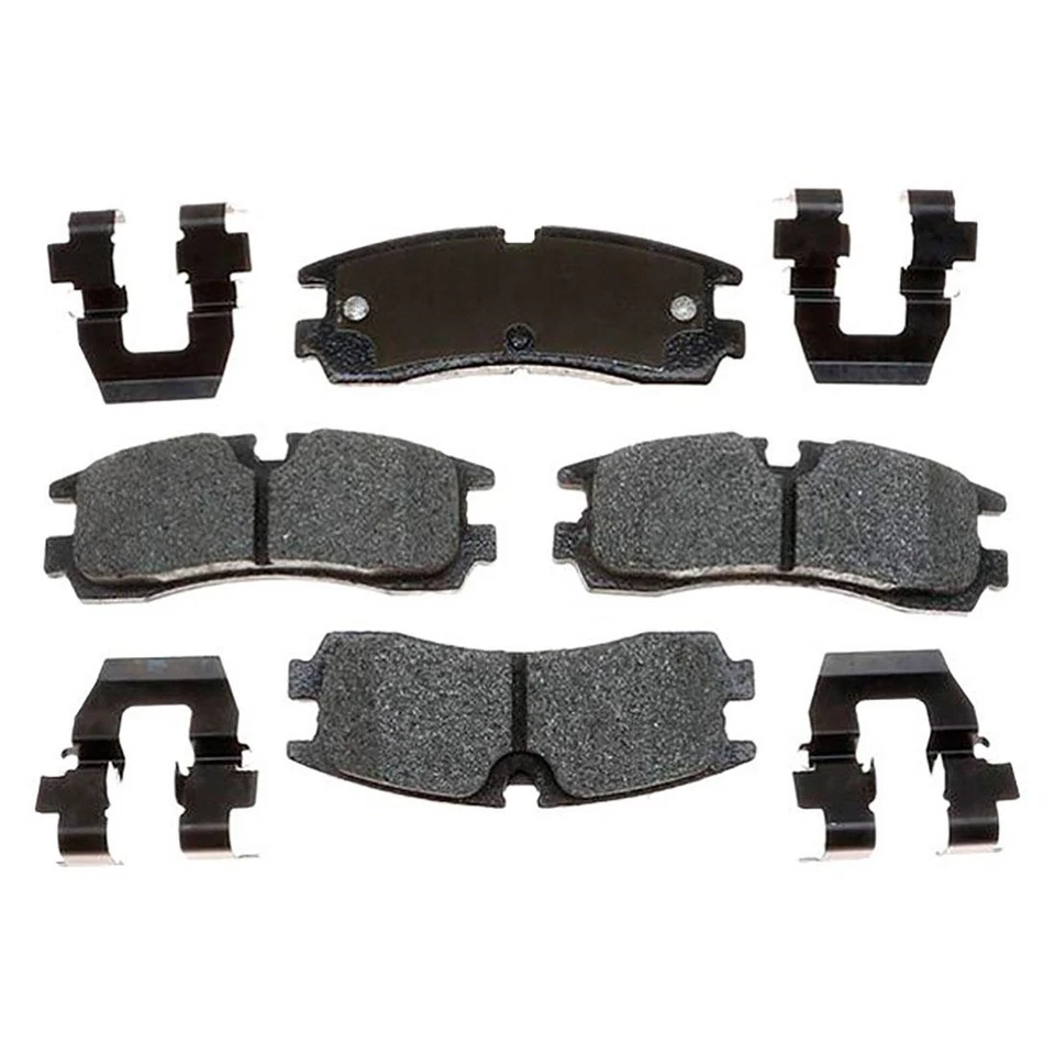 Kit Rotores Freno Traseros + Pastillas Metálicas y Herrajes Para Cadillac Seville 1998-2002 Foto 2 de 4