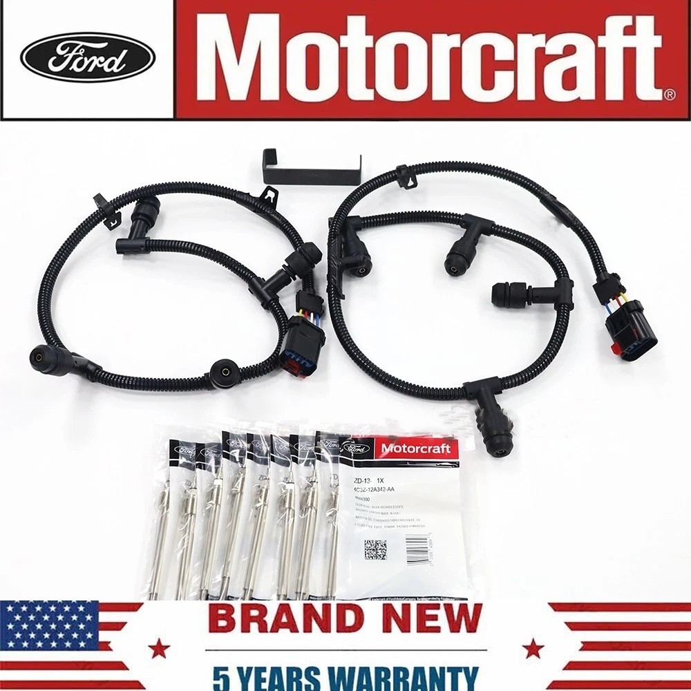 OEM Motorcraft ZD13 glow plug  Harness Kit For 04-10 Ford F250 6.0L Powerstroke