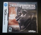 Transformers: Decepticons (Nintendo DS, 2007) Authentic **WITH CASE & BOOKLET**