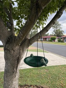 Outdoor Hanging Bird Feeder Wild Feeder Garden Feeding Station for Birds 23cm