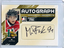 2010-11 ITG Heroes and Prospects Autographs #A-MF Martin Frk