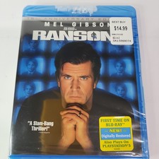 1996 Ransom Blu-ray Disc 15th Anniversary Edition Mel Gibson Gary Sinise OOP