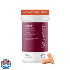 Rejuveen Uflora Vaginal Probiotics  Supports Vaginal Health, Moisture and Ye