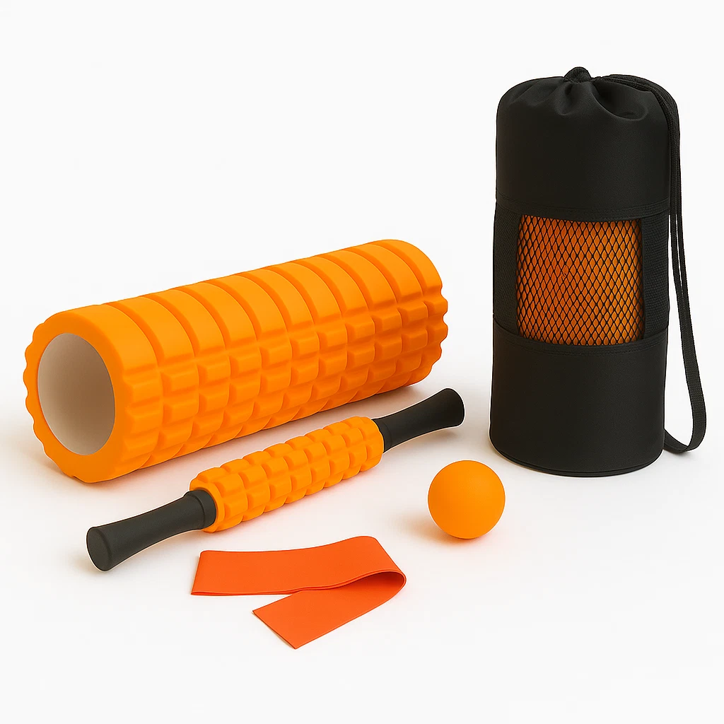 5-in-1 Deep Tissue Foam Roller Set with Massage Ball, Stick & Stretch Strap
Opens in a new window or