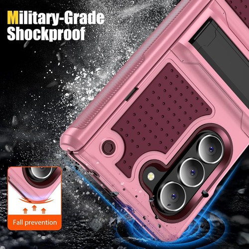 TUFF Hybrid Armor Case with Hinge Protection and Kickstand for Samsung Gala - 第 5/7 張圖片