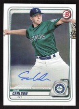 2020 BOWMAN SAM CARLSON PA-SC MINT PROSPECT AUTOGRAPHS BASEBALL SEATTLE MARINERS