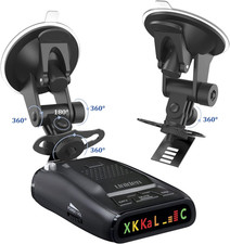 Radar Detector Mount,Heavy Duty Windshield and Dashboard Suction Cup Mount,Ra...