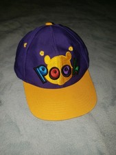 Vintage 90s The Disney Store Winnie The Pooh Snap Back Hat Cap Youth Purple