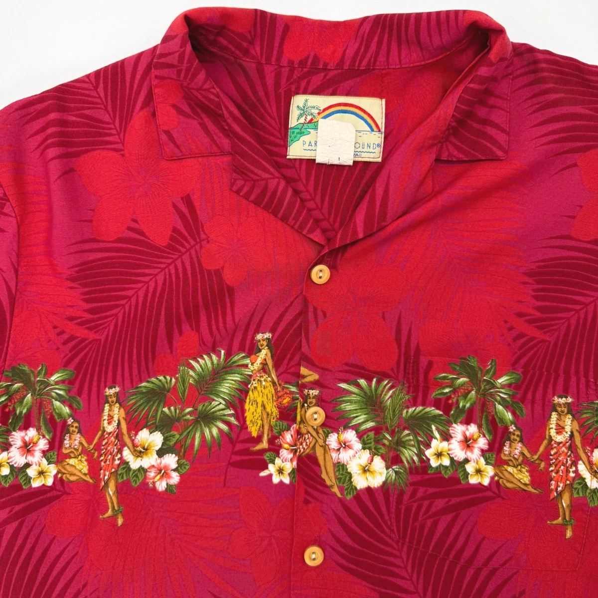 Paradise Found Hawaiian Vintage Casual Shirts for Men for sale - eBay