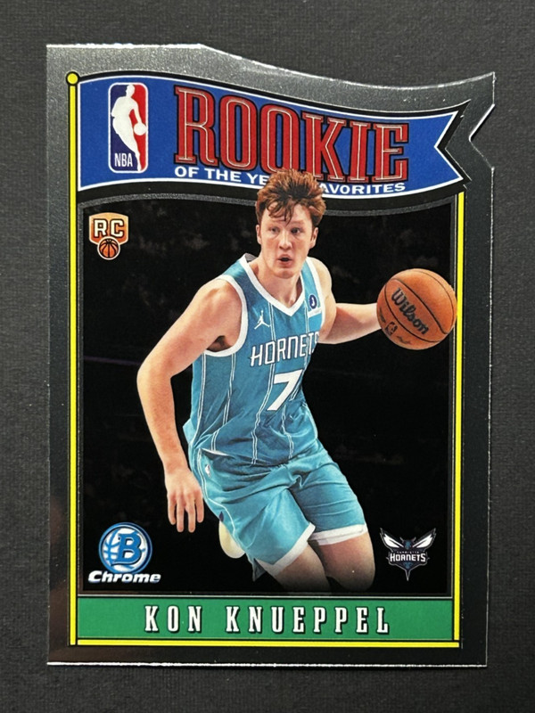 KON KNUEPPEL 2025-26 BOWMAN CHROME ROOKIE OF THE YEAR FAVORITES DIE-CUT #RY-4