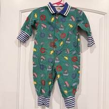 Gymboree Vintage Rainbow Tag One Piece Romper Infant 100 Cotton Nautical