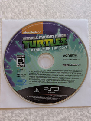 Teenage Mutant Ninja Turtles: Danger of the Ooze PS3 - Disc Only - Scratched