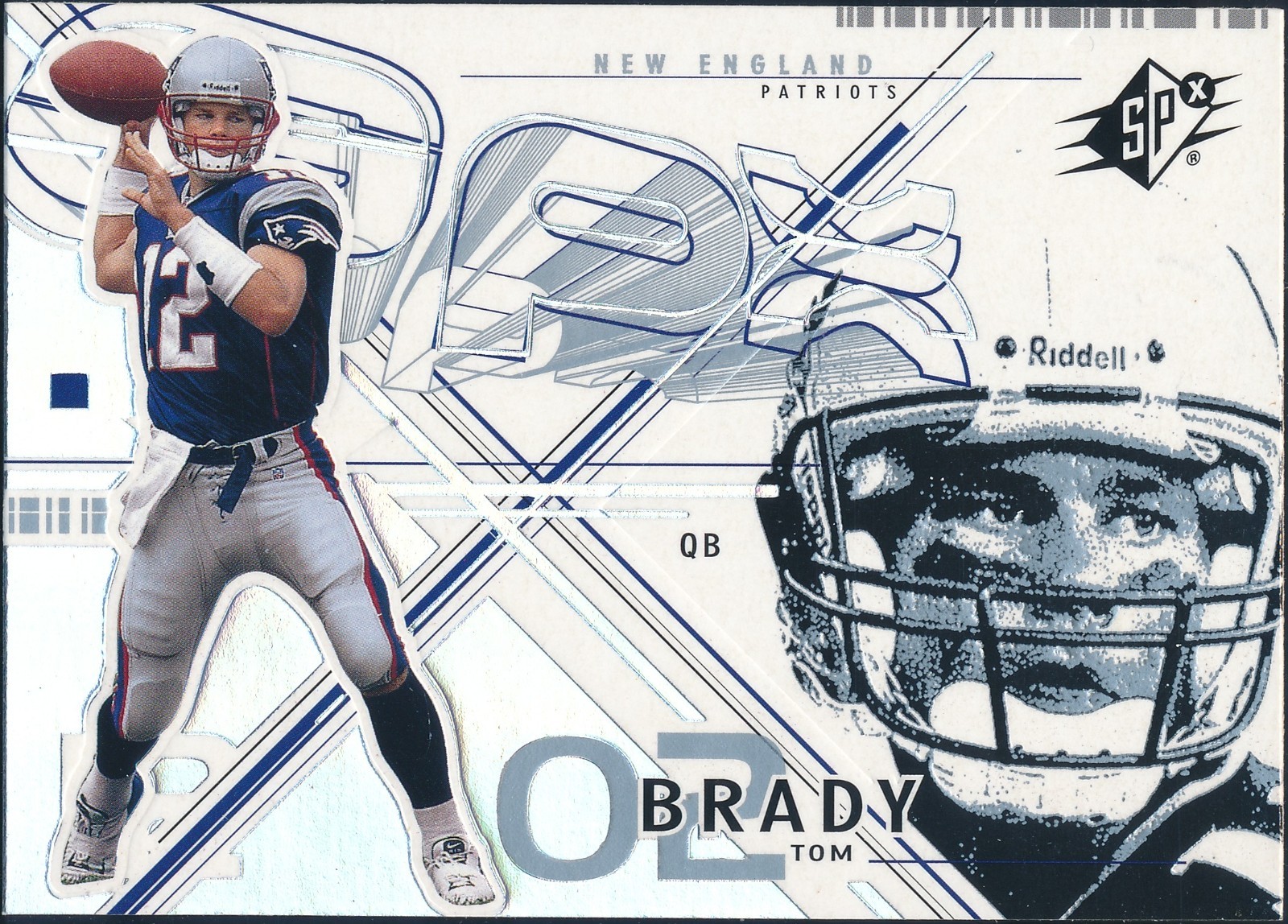2002 UPPER DECK SPX TOM BRADY CARD #6