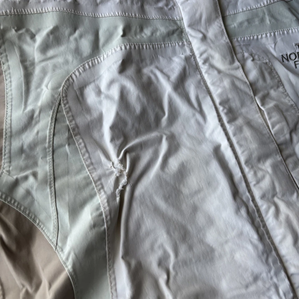 The North Face Women’s 2 Piece Ski Overcoat Jacket Set Size S Cream & Baby Blue - Image 3 of 4