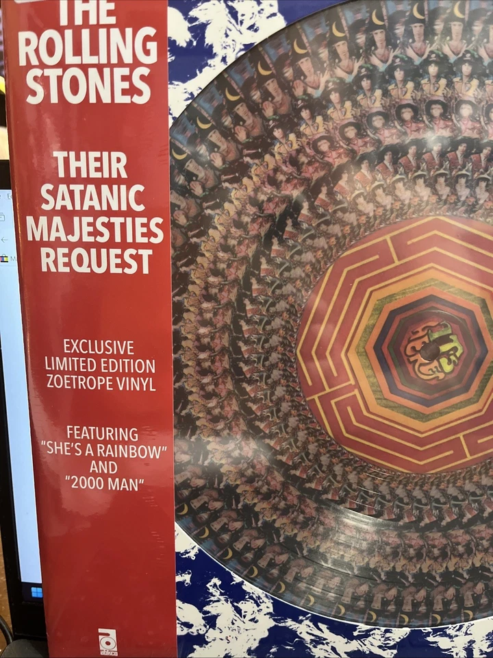 THE ROLLING STONES THEIR SATANIC MAJESTIES REQUEST  ZOETROPE DISC IMPORTED NEW - Image 3 of 4