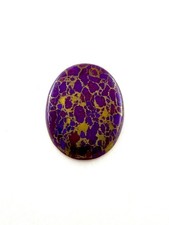 Natural Purple Copper Turquoise Oval Cabochon - 54.70cts
