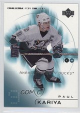 2001-02 Upper Deck Challenge for the Cup Paul Kariya #1 HOF 3y5