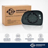 Spiegelglas Aussenspiegel Rechts Diederichs 3405726 FÜR Fiat Ersatzglas Spiegel